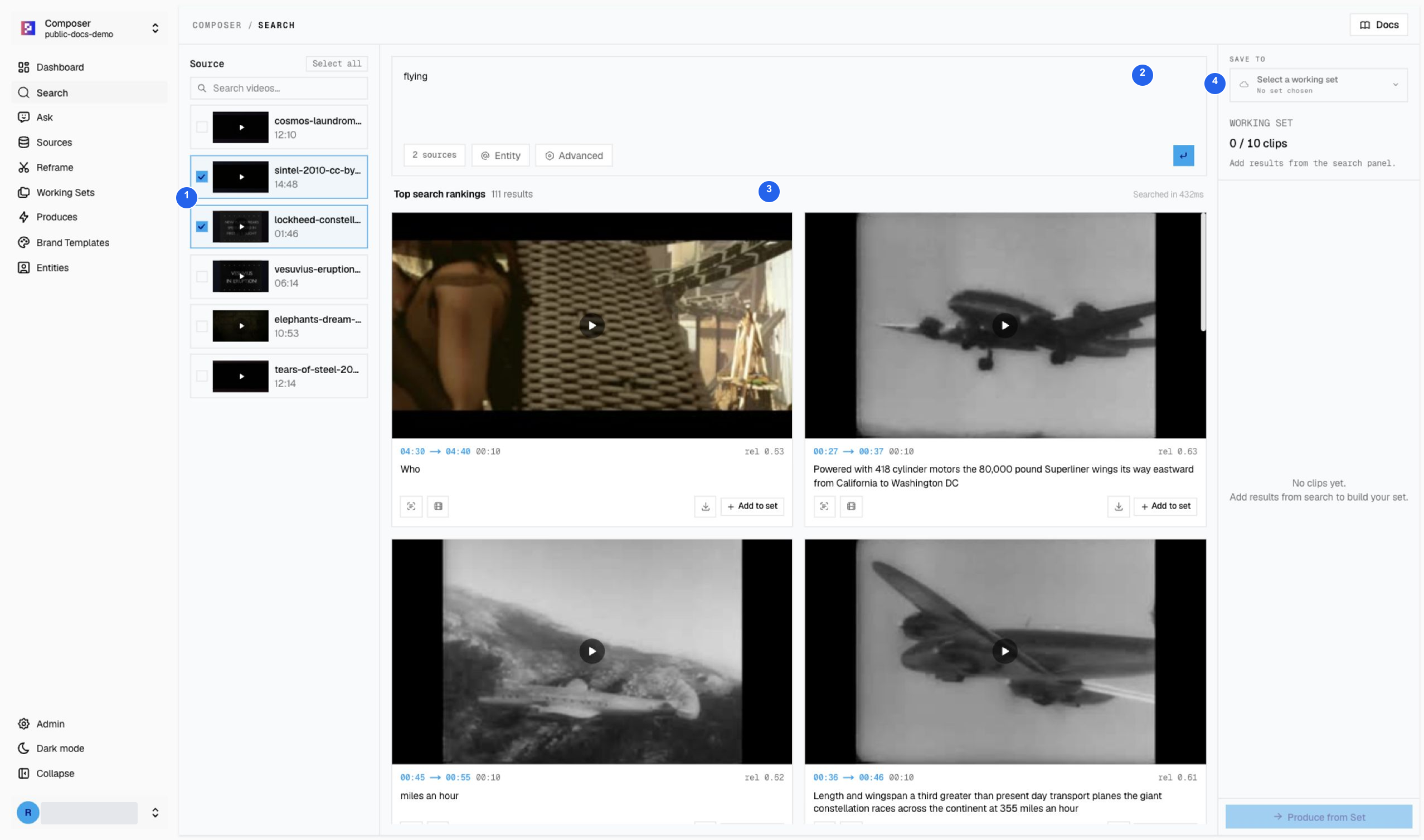 Flying results from animation and historical aviation